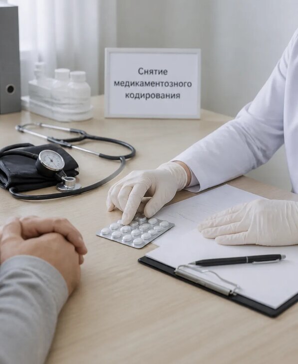 Снятие медикаментозного кодирования в Ялуторовске от 5165 р. | Медзона