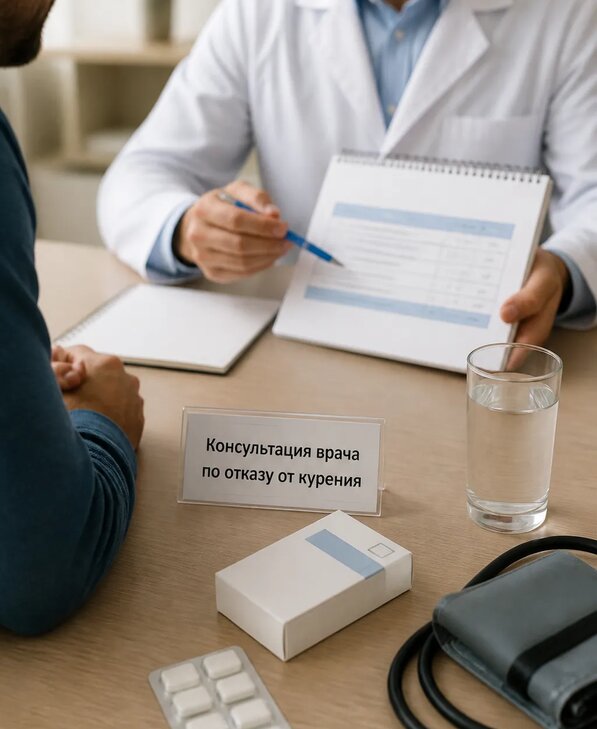Консультация врача по отказу от курения для взрослых в Ялуторовске
